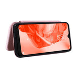 Custodia per telefono in pelle con vibrazione orizzontale magnetica in fibra di carbonio, For TCL 205, For Motorola Moto G200 5G / Edge S30, For ZTE Libero 5G II
