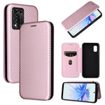 Custodia per telefono in pelle con vibrazione orizzontale magnetica in fibra di carbonio, For TCL 205, For Motorola Moto G200 5G / Edge S30, For ZTE Libero 5G II