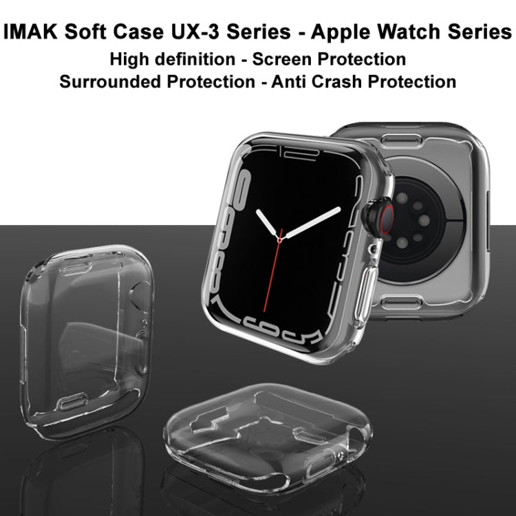 Custodia protettiva in TPU serie imak UX-3, For Apple Watch Series 9 / 8 / 7 41mm, For Apple Watch Series 9 / 8 / 7 45mm