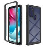 Custodia per telefono Starry Sky serie tinta unita PC + TPU, For Motorola Moto G60S