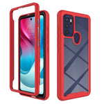 Custodia per telefono Starry Sky serie tinta unita PC + TPU, For Motorola Moto G60S