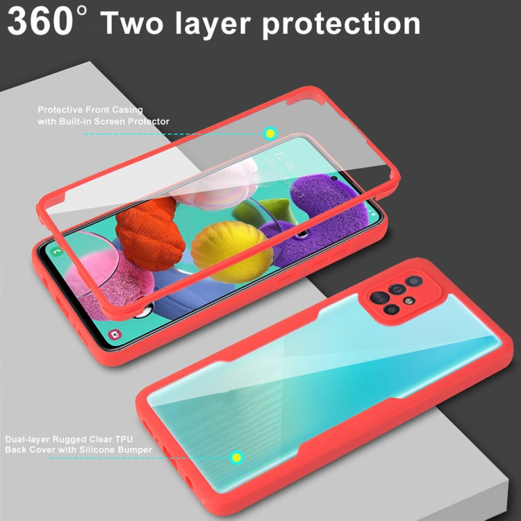 Acrilico + TPU Custodia per telefono antiurto a copertura totale a 360 gradi, For Samsung Galaxy A51 4G, For Samsung Galaxy A52 5G / 4G, For Samsung Galaxy A71 4G, For Xiaomi Redmi Note 10 / Note 10s