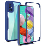 Acrilico + TPU Custodia per telefono antiurto a copertura totale a 360 gradi, For Samsung Galaxy A51 4G, For Samsung Galaxy A52 5G / 4G, For Samsung Galaxy A71 4G, For Xiaomi Redmi Note 10 / Note 10s