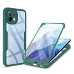 Acrilico + TPU Custodia per telefono antiurto a copertura totale a 360 gradi, For Xiaomi Mi 11, For Xiaomi Mi 11 Lite, For Xiaomi Mi 11T / 11T Pro, For Xiaomi Redmi Note 11 5G China