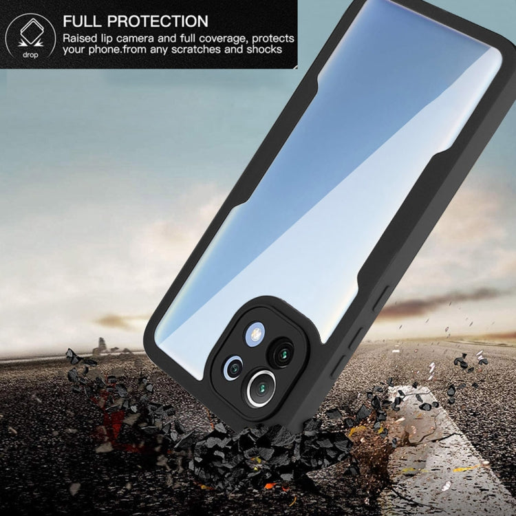 Acrilico + TPU Custodia per telefono antiurto a copertura totale a 360 gradi, For Xiaomi Mi 11, For Xiaomi Mi 11 Lite, For Xiaomi Mi 11T / 11T Pro, For Xiaomi Redmi Note 11 5G China