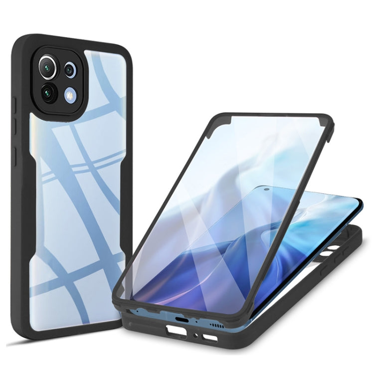 Acrilico + TPU Custodia per telefono antiurto a copertura totale a 360 gradi, For Xiaomi Mi 11, For Xiaomi Mi 11 Lite, For Xiaomi Mi 11T / 11T Pro, For Xiaomi Redmi Note 11 5G China