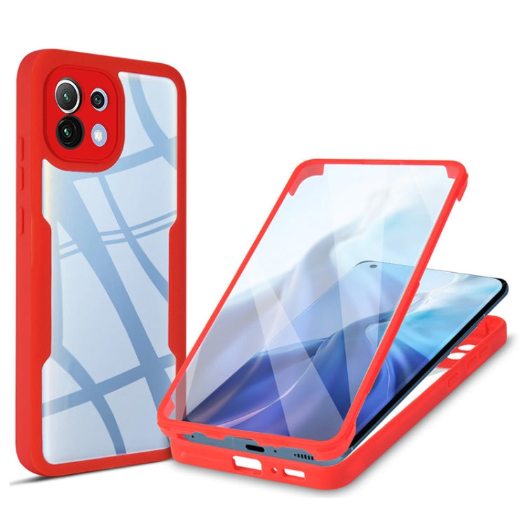 Acrilico + TPU Custodia per telefono antiurto a copertura totale a 360 gradi, For Xiaomi Mi 11, For Xiaomi Mi 11 Lite, For Xiaomi Mi 11T / 11T Pro, For Xiaomi Redmi Note 11 5G China