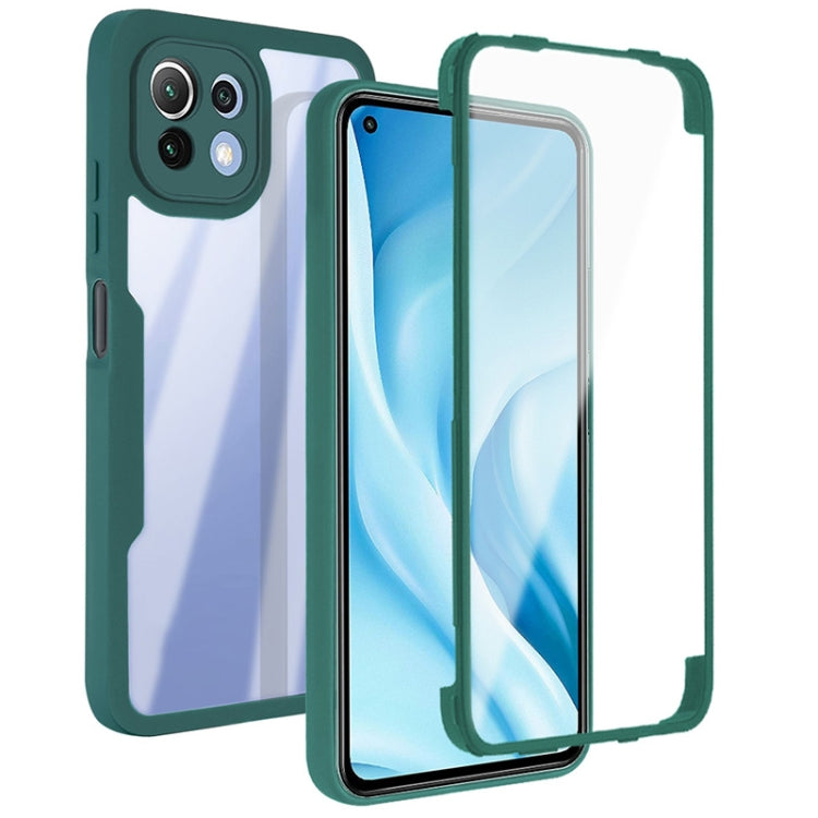 Acrilico + TPU Custodia per telefono antiurto a copertura totale a 360 gradi, For Xiaomi Mi 11, For Xiaomi Mi 11 Lite, For Xiaomi Mi 11T / 11T Pro, For Xiaomi Redmi Note 11 5G China
