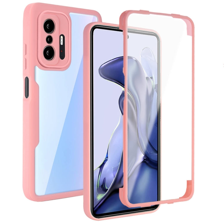 Acrilico + TPU Custodia per telefono antiurto a copertura totale a 360 gradi, For Xiaomi Mi 11, For Xiaomi Mi 11 Lite, For Xiaomi Mi 11T / 11T Pro, For Xiaomi Redmi Note 11 5G China