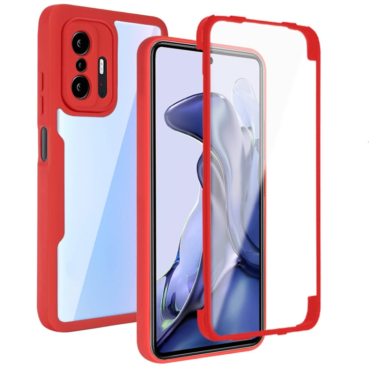 Acrilico + TPU Custodia per telefono antiurto a copertura totale a 360 gradi, For Xiaomi Mi 11, For Xiaomi Mi 11 Lite, For Xiaomi Mi 11T / 11T Pro, For Xiaomi Redmi Note 11 5G China