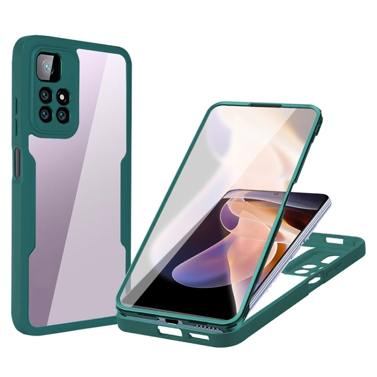 Acrilico + TPU Custodia per telefono antiurto a copertura totale a 360 gradi, For Xiaomi Redmi Note 11 Pro / Note 11 Pro+