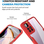 Acrilico + TPU Custodia per telefono antiurto a copertura totale a 360 gradi, For Xiaomi Redmi Note 11 Pro / Note 11 Pro+