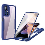 Acrilico + TPU Custodia per telefono antiurto a copertura totale a 360 gradi, For Xiaomi Redmi Note 11 Pro / Note 11 Pro+