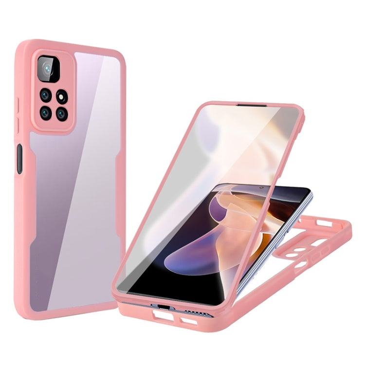 Acrilico + TPU Custodia per telefono antiurto a copertura totale a 360 gradi, For Xiaomi Redmi Note 11 Pro / Note 11 Pro+