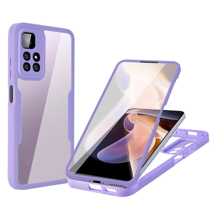 Acrilico + TPU Custodia per telefono antiurto a copertura totale a 360 gradi, For Xiaomi Redmi Note 11 Pro / Note 11 Pro+