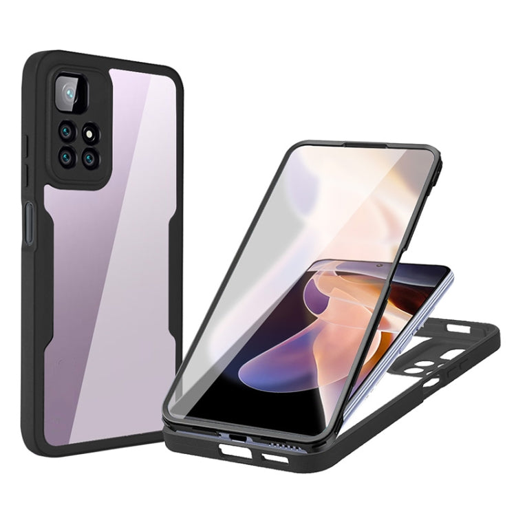 Acrilico + TPU Custodia per telefono antiurto a copertura totale a 360 gradi, For Xiaomi Redmi Note 11 Pro / Note 11 Pro+