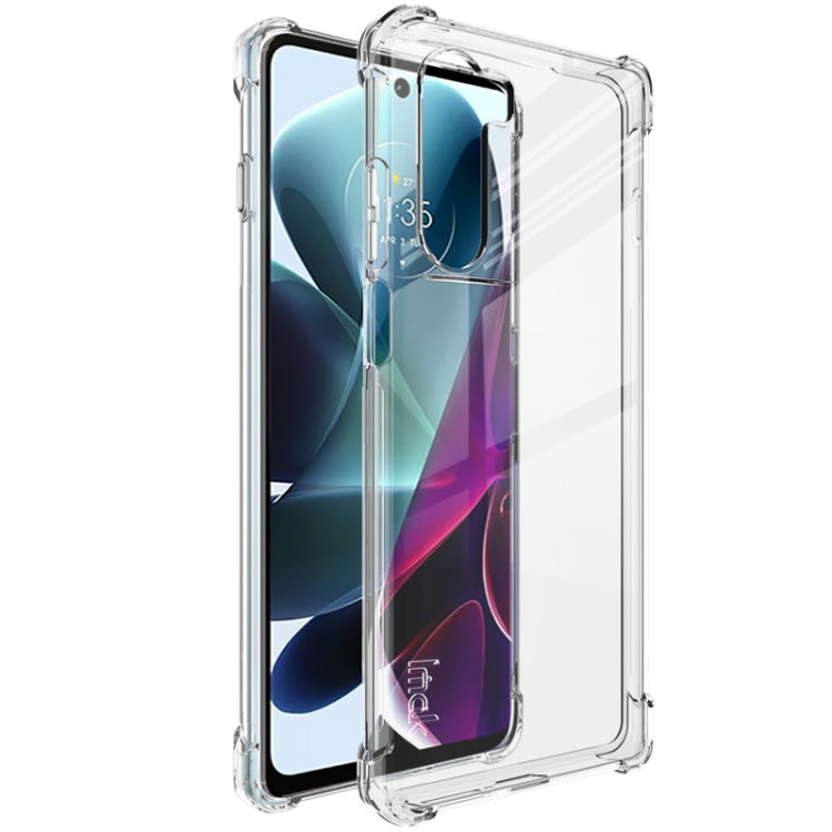 Custodia TPU con protezione schermo per Motorola Edge X30