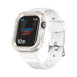 Cinturino integrato con armatura bicolore per la serie Apple Watch, 7 41mm / 6&SE&5&4 40mm, 7 45mm / 6&SE&5&4 44mm