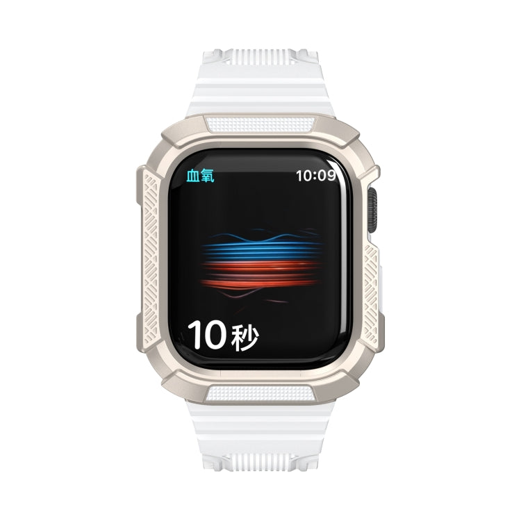 Cinturino integrato con armatura bicolore per la serie Apple Watch, 7 41mm / 6&SE&5&4 40mm, 7 45mm / 6&SE&5&4 44mm