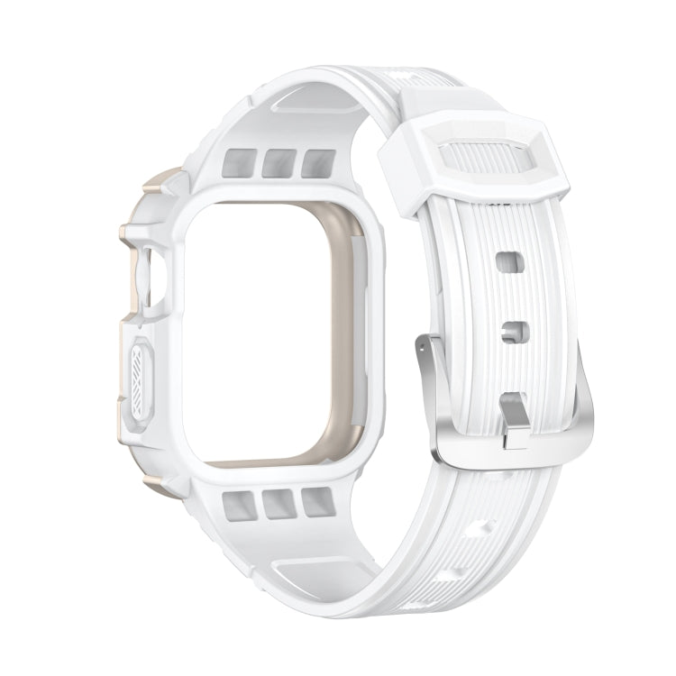 Cinturino integrato con armatura bicolore per la serie Apple Watch, 7 41mm / 6&SE&5&4 40mm, 7 45mm / 6&SE&5&4 44mm