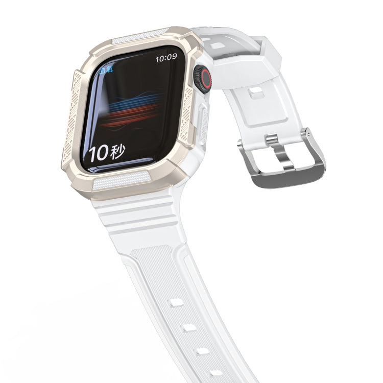 Cinturino integrato con armatura bicolore per la serie Apple Watch, 7 41mm / 6&SE&5&4 40mm, 7 45mm / 6&SE&5&4 44mm