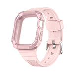 Cinturino integrato con armatura bicolore per la serie Apple Watch, 7 41mm / 6&SE&5&4 40mm, 7 45mm / 6&SE&5&4 44mm