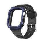 Cinturino integrato con armatura bicolore per la serie Apple Watch, 7 41mm / 6&SE&5&4 40mm, 7 45mm / 6&SE&5&4 44mm