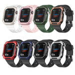 Cinturino integrato con armatura bicolore per la serie Apple Watch, 7 41mm / 6&SE&5&4 40mm, 7 45mm / 6&SE&5&4 44mm