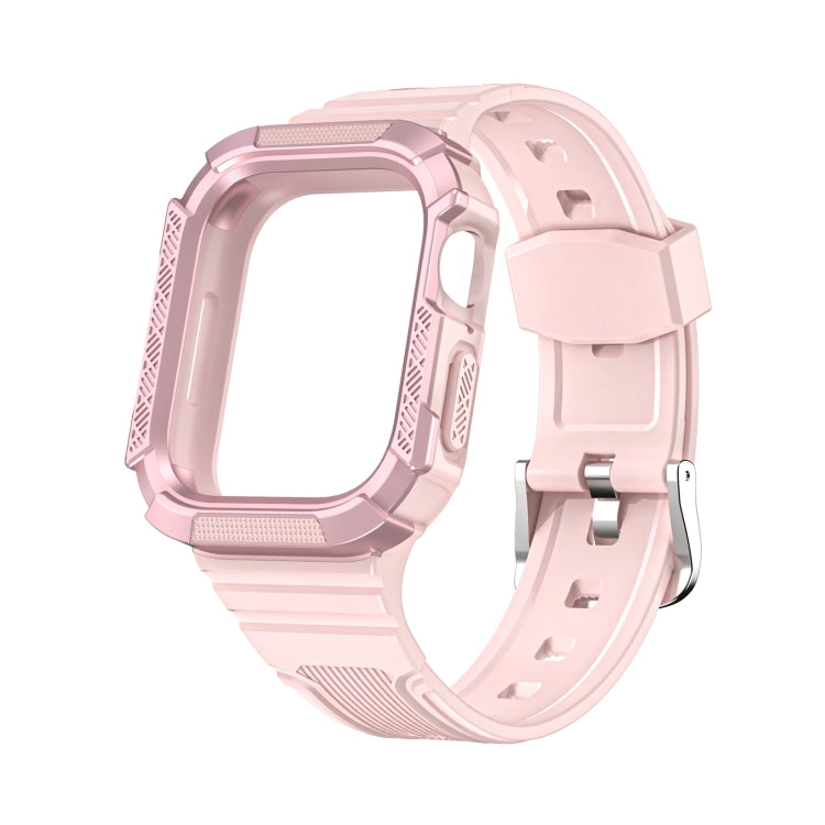 Cinturino integrato con armatura bicolore per la serie Apple Watch, 7 41mm / 6&SE&5&4 40mm, 7 45mm / 6&SE&5&4 44mm
