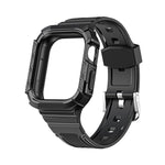Cinturino integrato con armatura bicolore per la serie Apple Watch, 7 41mm / 6&SE&5&4 40mm, 7 45mm / 6&SE&5&4 44mm
