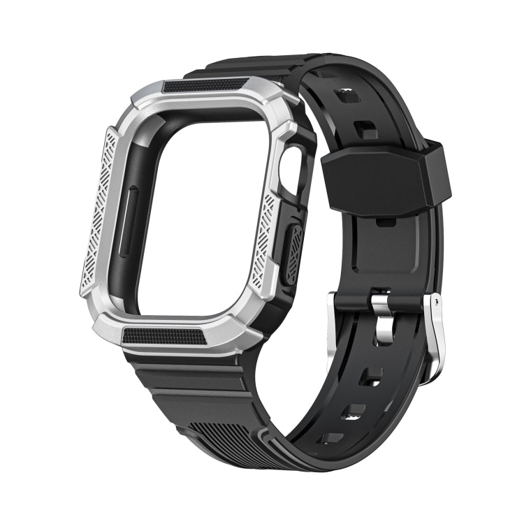 Cinturino integrato con armatura bicolore per la serie Apple Watch, 7 41mm / 6&SE&5&4 40mm, 7 45mm / 6&SE&5&4 44mm