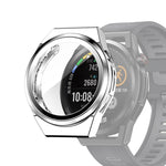 Custodia protettiva galvanica in TPU a copertura totale, For Huawei Watch GT Runner