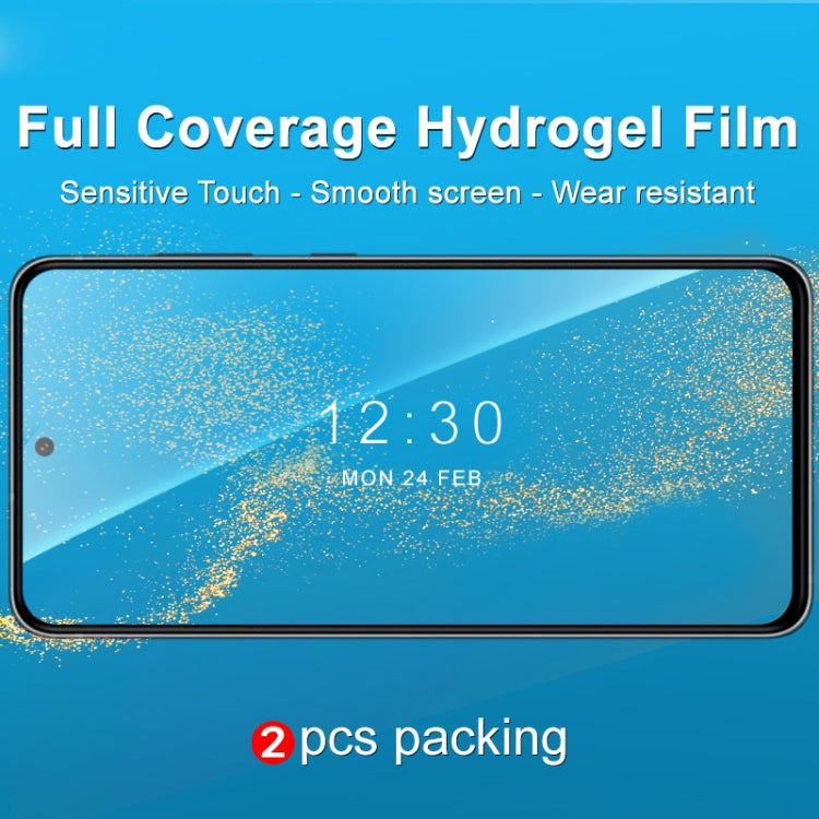 2 PZ Imak Protezione frontale con pellicola idrogel a schermo intero curvo, For Samsung Galaxy S21 FE 5G