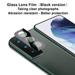 Imak Obiettivo fotocamera posteriore Pellicola in vetro Versione nera, For Samsung Galaxy S22 5G / S22+ 5G, For Samsung Galaxy S22+ 5G