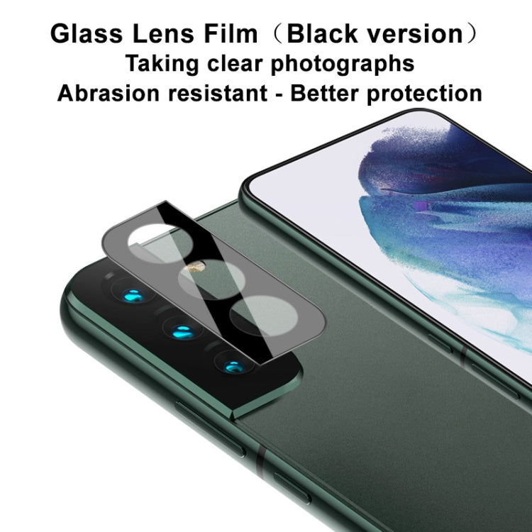 Imak Obiettivo fotocamera posteriore Pellicola in vetro Versione nera, For Samsung Galaxy S22 5G / S22+ 5G, For Samsung Galaxy S22+ 5G