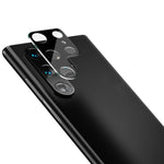 Imak lente fotocamera posteriore integrata versione pellicola in vetro temperato nero, For Samsung Galaxy S22 Ultra 5G