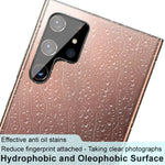 Imak lente fotocamera posteriore integrata versione pellicola in vetro temperato nero, For Samsung Galaxy S22 Ultra 5G