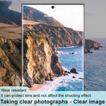 Imak lente fotocamera posteriore integrata versione pellicola in vetro temperato nero, For Samsung Galaxy S22 Ultra 5G