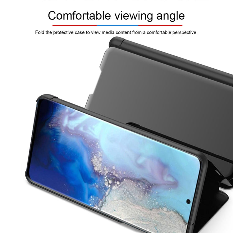 Custodia portafoglio in pelle con specchio per smartphone
