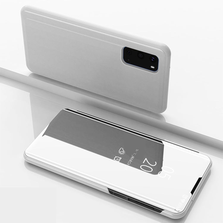 Custodia portafoglio in pelle con specchio per smartphone