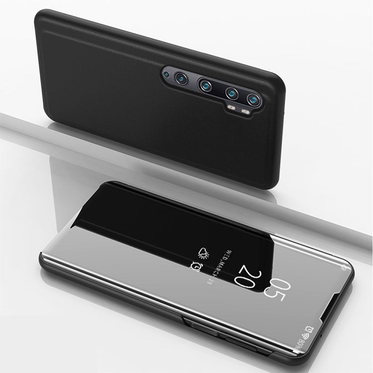 Custodia portafoglio in pelle con specchio per smartphone