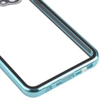 Custodia per telefono in vetro temperato in metallo magnetico a copertura totale, For OnePlus Nord 2 5G, For OnePlus Nord CE 5G