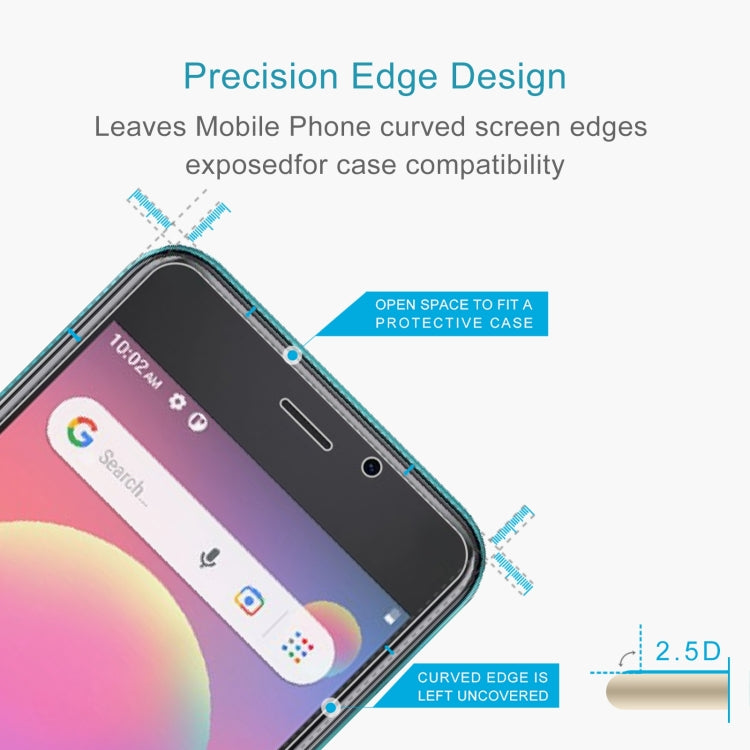 10 pellicole in vetro temperato da 0,26 mm 9H 2,5D, For Cubot J10 (10 PCS), For Cubot KingKong 5 (10 PCS), For Sharp Aquos Wish (10 PCS), For Coolpad Cool 20 Pro (10 PCS), For HTC Wildfire E2 Plus (10 PCS), For TCL T Pro (10 PCS)                       ...