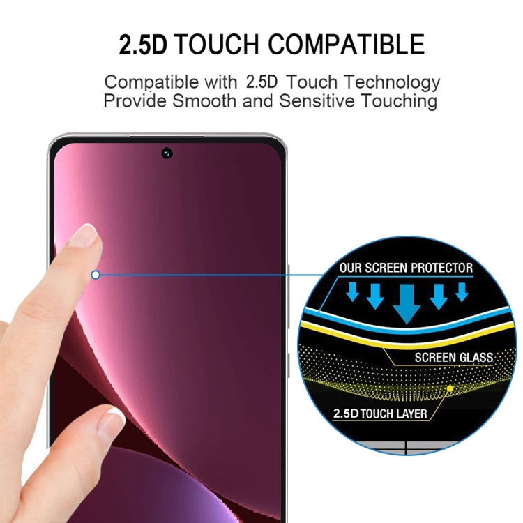 Pellicola in vetro temperato Full Glue 9H HD 3D con bordo curvo, For Xiaomi 12 Pro (1 PC)