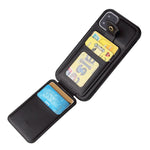 Custodia portafoglio in pelle per iPhone 13 mini