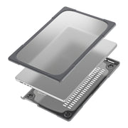 Custodia protettiva per laptop in TPU + PC a due colori, For MacBook Pro 14.2 inch A2442 2021