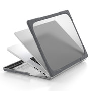 Custodia protettiva per laptop in TPU + PC a due colori, For MacBook Pro 14.2 inch A2442 2021