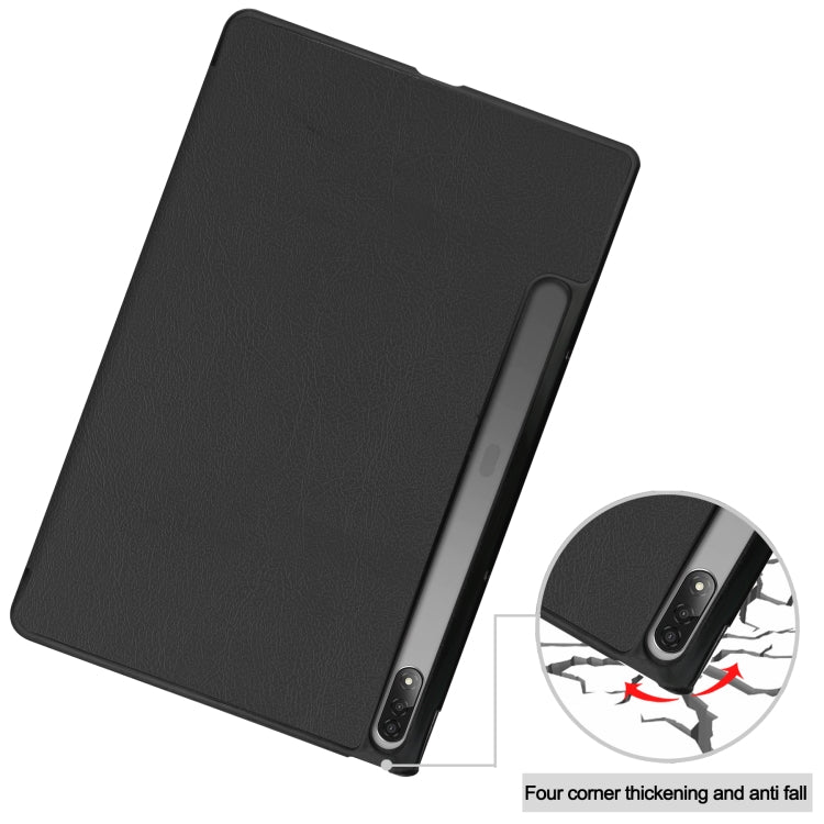 Custodia per tablet in pelle Custer Texture con supporto a tre pieghe, For Lenovo Tab P12 Pro 12.6, For Nokia  T20, For TCL Tab 10s
