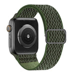 Cinturino in nylon con trama W per serie Apple Watch, 7 41mm / 6&SE&5&4 40mm / 3&2&1 38mm, 7 45mm / 6&SE&5&4 44mm / 3&2&1 42mm