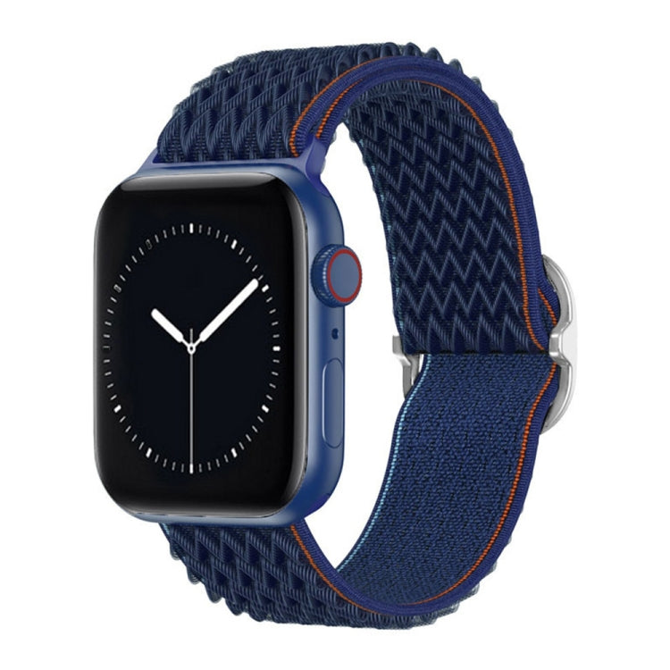 Cinturino in nylon con trama W per serie Apple Watch, 7 41mm / 6&SE&5&4 40mm / 3&2&1 38mm, 7 45mm / 6&SE&5&4 44mm / 3&2&1 42mm